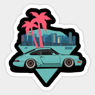 Tropical 911 964 RWB Retro JDM Race Car Sticker